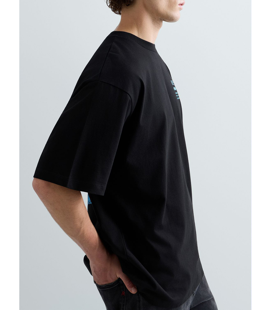 REPLAY &times; MARTIN GARRIX グラフィックTEE IBIZA CALA COMTE 詳細画像 ブラック 7
